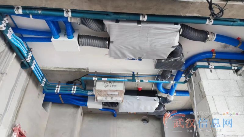 武汉联投中心开利地暖空调两联供搭配霍尼韦尔新风系统安装节能舒适
